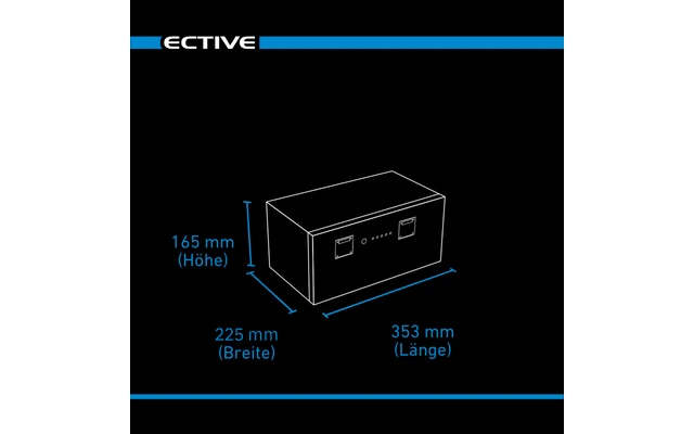 Ective LC 120L 12 V LiFePO4 Lithium Untersitzbatterie 120 Ah 4 Ective LC 120L 12 V LiFePO4 Lithium Untersitzbatterie 120 Ah – Bild 4