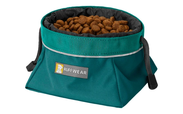 Ruffwear Quencher Cinch Top Hundenapf Für Unterwegs M Tumalo Teal 4 Ruffwear Quencher Cinch Top Hundenapf Für Unterwegs M Tumalo Teal – Bild 4