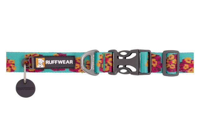 Ruffwear Flat Out Hundehalsband 28 - 36 Cm Oceanic Distortion 6 Ruffwear Flat Out Hundehalsband 28 - 36 Cm Oceanic Distortion – Bild 6