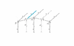 Brand Zusatzgestänge Für Vorzelte Und Zelte Dachstange Gebogen Stahl 25 Mm Länge 210 - 255 Mm -Dometic Verkäufe 597475 4442147