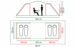 Coleman Spruce Falls 4 Tunnelzelt 9 Coleman Spruce Falls 4 Tunnelzelt -Dometic Verkäufe 629239 4441127