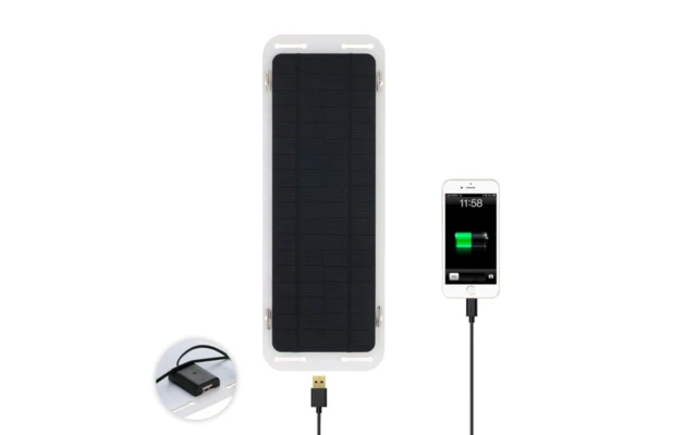 IWH Multifunktionale Solarpanel Powerbank Mit USB 12 V 5 Watt 1 IWH Multifunktionale Solarpanel Powerbank Mit USB 12 V 5 Watt
