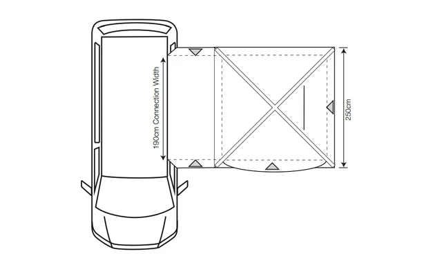 Outdoor Revolution Cayman Midi Air Vorzelt Low 180 Bis 210 Cm 4 Outdoor Revolution Cayman Midi Air Vorzelt Low 180 Bis 210 Cm – Bild 4