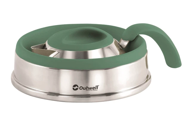Outwell Collaps Kettle Wasserkessel Faltbar 1,5 Liter Shadow Green 1 Outwell Collaps Kettle Wasserkessel Faltbar 1,5 Liter Shadow Green