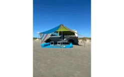 Bent Zip-Canvas Single Verbindbares Sonnensegel 250 X 250 X 250 Cm Limette Gestreift Karibik -Dometic Verkäufe 700028 4862612 1