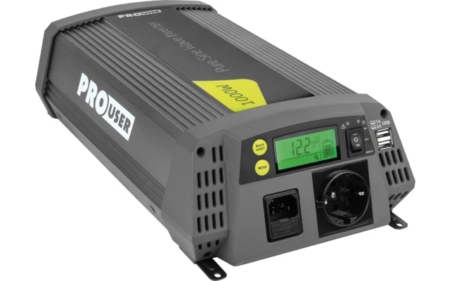 ProUser PSI1000TX Sinus Wechselrichter Mit Solar Laderegler 12 V Auf 230 V / 100 A / 1000 W 1 ProUser PSI1000TX Sinus Wechselrichter Mit Solar Laderegler 12 V Auf 230 V / 100 A / 1000 W