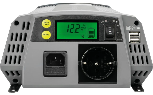 ProUser PSI1000TX Sinus Wechselrichter Mit Solar Laderegler 12 V Auf 230 V / 100 A / 1000 W 2 ProUser PSI1000TX Sinus Wechselrichter Mit Solar Laderegler 12 V Auf 230 V / 100 A / 1000 W – Bild 2