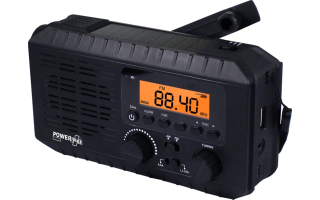PowerPlus Ox Kurbel Radio Mit Solar / Powerbank / USB Und Lampe 1 PowerPlus Ox Kurbel Radio Mit Solar / Powerbank / USB Und Lampe