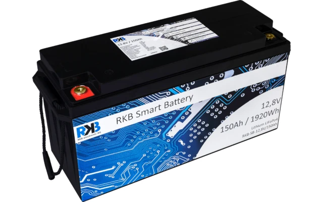 RKB Smart Battery LiFePo4 Lithium-Batterie 12 V 50 Ah 1 RKB Smart Battery LiFePo4 Lithium-Batterie 12 V 50 Ah
