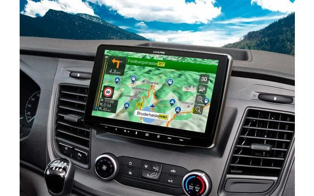 Alpine Navigationssystem Mit 9-Zoll Touchscreen Für Ford Transit Custom Mit 1-DIN-Einbaugehäuse, DAB+, Apple CarPlay Und Android Auto Unterstützung Und Mehr 1 Alpine Navigationssystem Mit 9-Zoll Touchscreen Für Ford Transit Custom Mit 1-DIN-Einbaugehäuse, DAB+, Apple CarPlay Und Android Auto Unterstützung Und Mehr