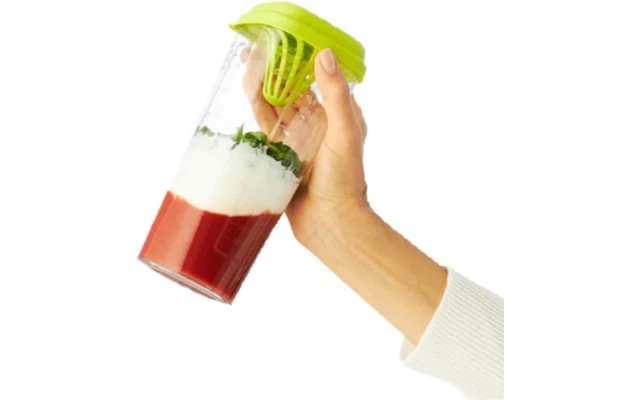 Rotho Loft Shaker 5 In 1 Trinkflasche 1 Liter Lime Grün 1 Rotho Loft Shaker 5 In 1 Trinkflasche 1 Liter Lime Grün