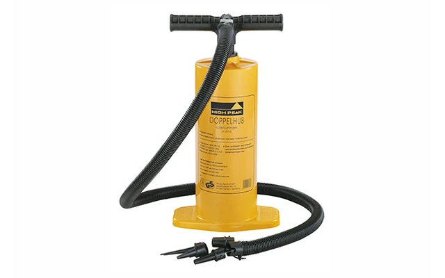 High Peak Doppelhubpumpe Gelb/schwarz 1 High Peak Doppelhubpumpe Gelb/schwarz