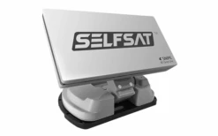 Selfsat Snipe BT Grey Line Vollautomatische Camping SAT Antenne Mit Bluetooth Single LNB -Dometic Verkäufe 757259 5073290