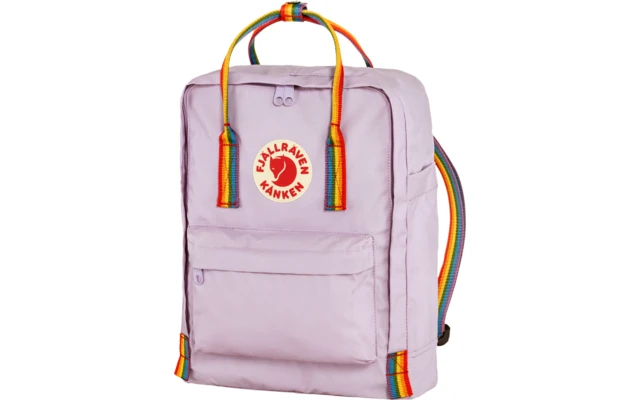 Fjällräven Kanken Rainbow Rucksack 16 Volumen Light Oak-Rainbow Pattern 6 Fjällräven Kanken Rainbow Rucksack 16 Volumen Light Oak-Rainbow Pattern – Bild 6