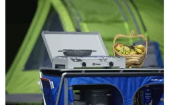 Berger 2-flammiger Gaskocher Silber, Grau 4,6 Kw Ohne Zündsicherung -Dometic Verkäufe 797756 5231420