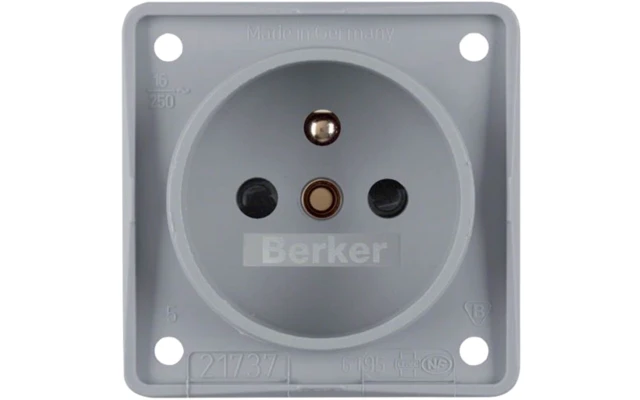 Berker Steckdose Frankreich - Schwarz Matt 4 Berker Steckdose Frankreich - Schwarz Matt – Bild 4