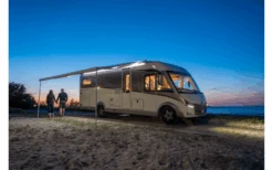 Fiamma F80L 450 Markise Gehäusefarbe Deep Black Tuchfarbe Royal Grey 450 Cm -Dometic Verkäufe 804116 5271731