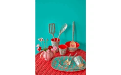 Rice Melamin-Platte Teller Rechteckig Zweifarbig Shrimp 30 X 22 Cm